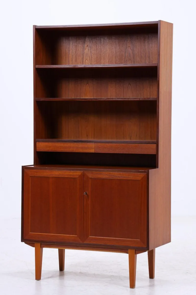 Pamono Vintage Teak Bookcase, 1960s> Shelves & Wall Units