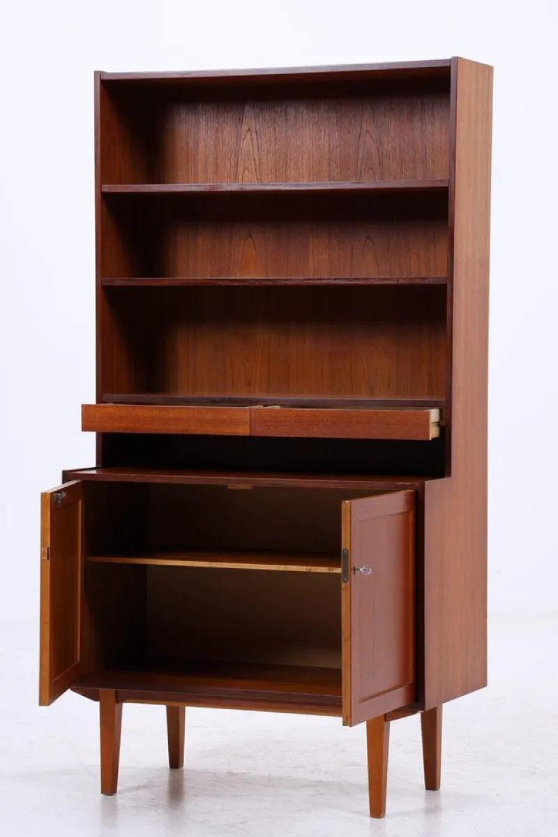 Pamono Vintage Teak Bookcase, 1960s> Shelves & Wall Units