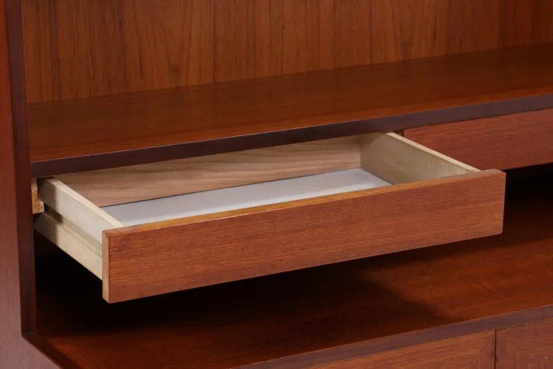 Pamono Vintage Teak Bookcase, 1960s> Shelves & Wall Units