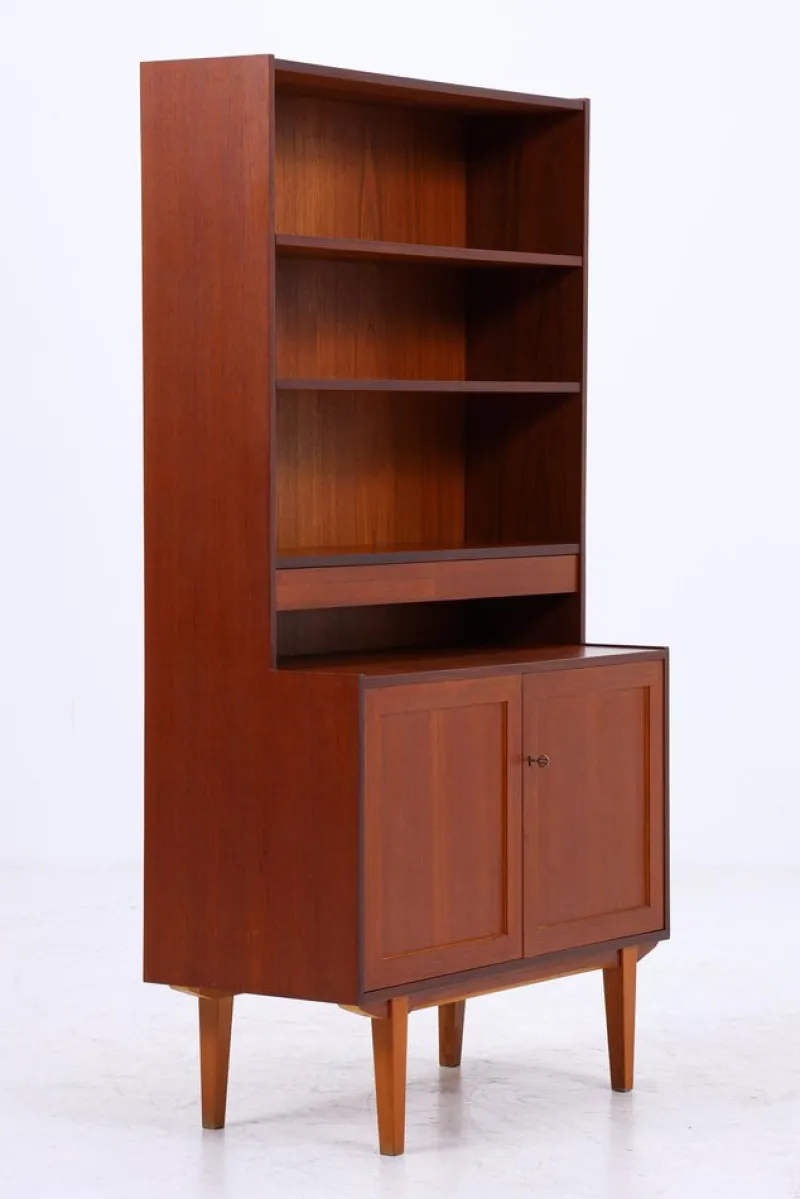 Pamono Vintage Teak Bookcase, 1960s> Shelves & Wall Units