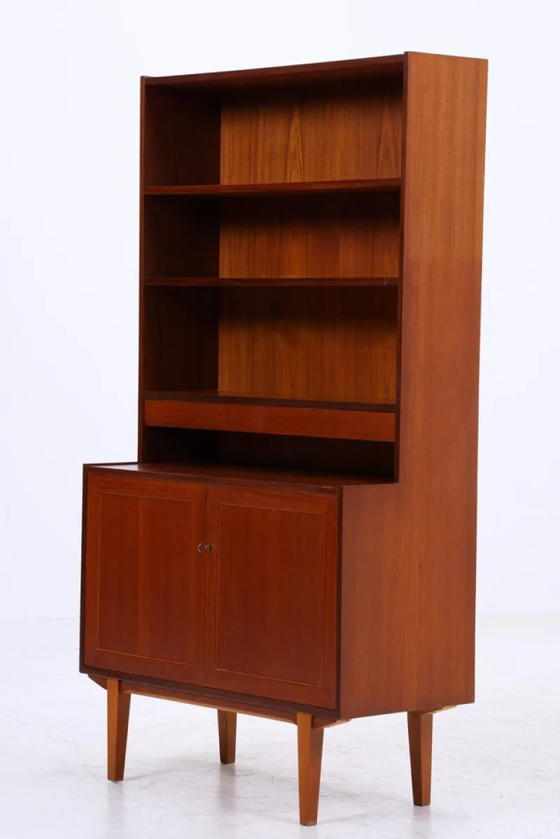 Pamono Vintage Teak Bookcase, 1960s> Shelves & Wall Units
