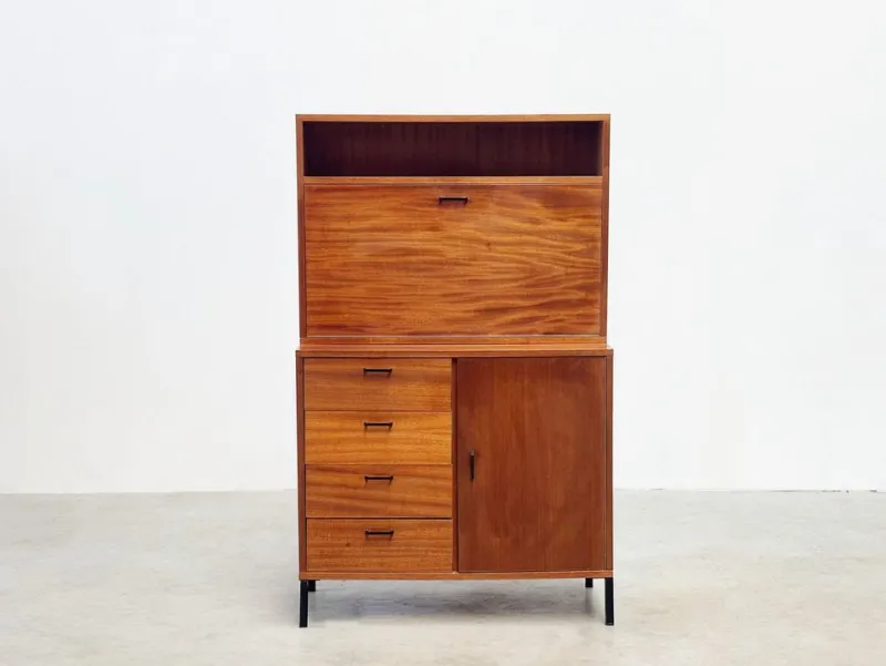 Sale Pamono Vintage Teak Cabinet or Secretaire from Simpla Lux, 1970s