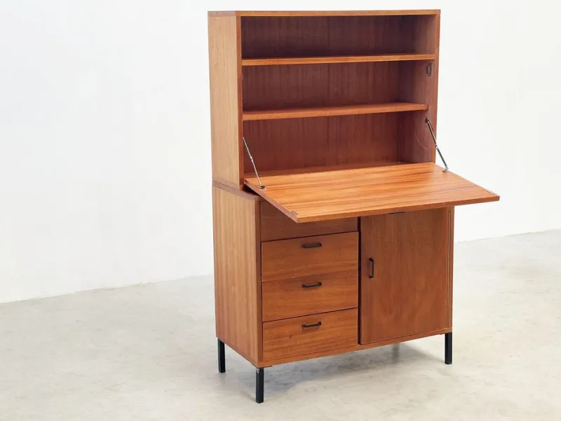 Sale Pamono Vintage Teak Cabinet or Secretaire from Simpla Lux, 1970s