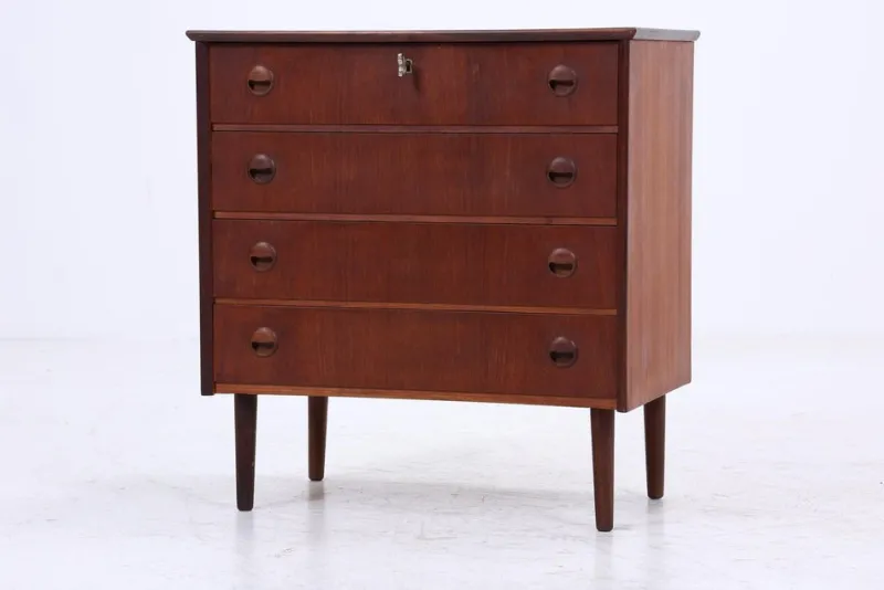 Hot Pamono Vintage Teak Chest of Drawers, 1970s