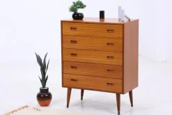 Pamono Vintage Teak Chest of Drawers, 1960s