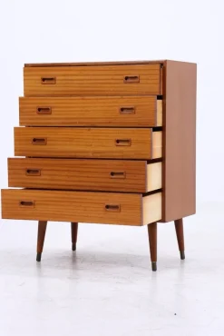 Pamono Vintage Teak Chest of Drawers, 1960s