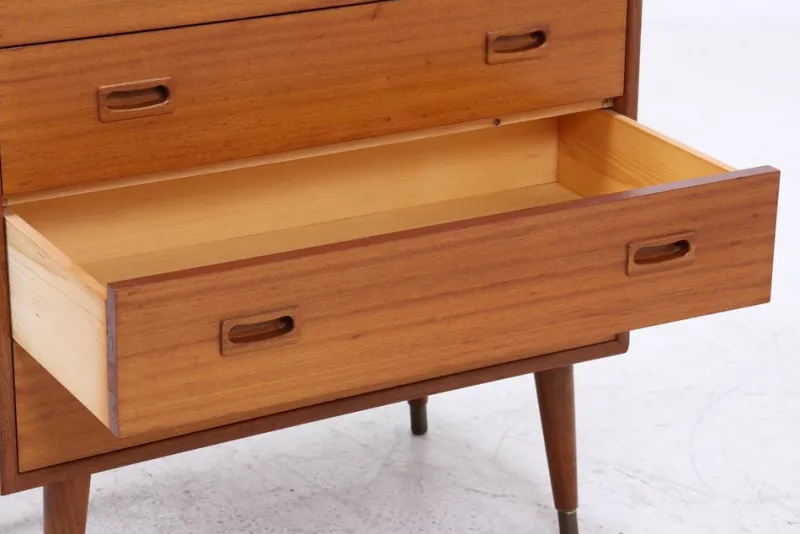 Pamono Vintage Teak Chest of Drawers, 1960s