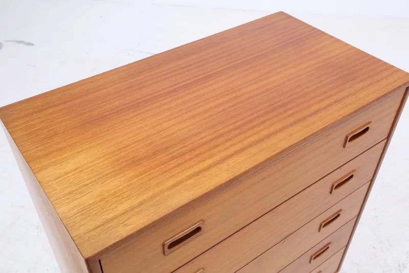 Pamono Vintage Teak Chest of Drawers, 1960s