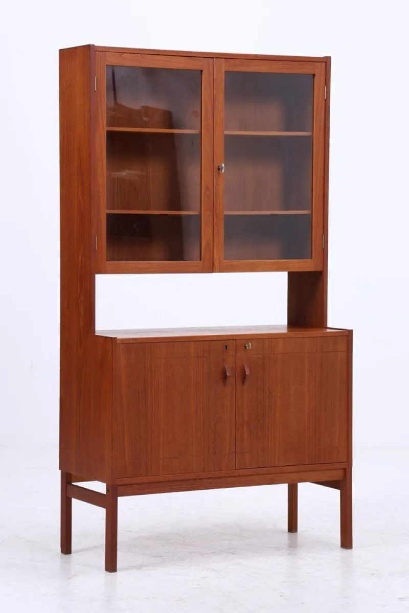 Discount Pamono Vintage Teak Display Cabinet, 1960s
