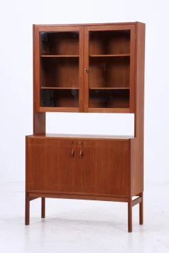 Discount Pamono Vintage Teak Display Cabinet, 1960s