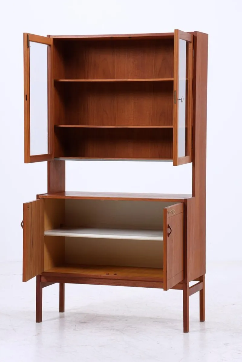 Discount Pamono Vintage Teak Display Cabinet, 1960s