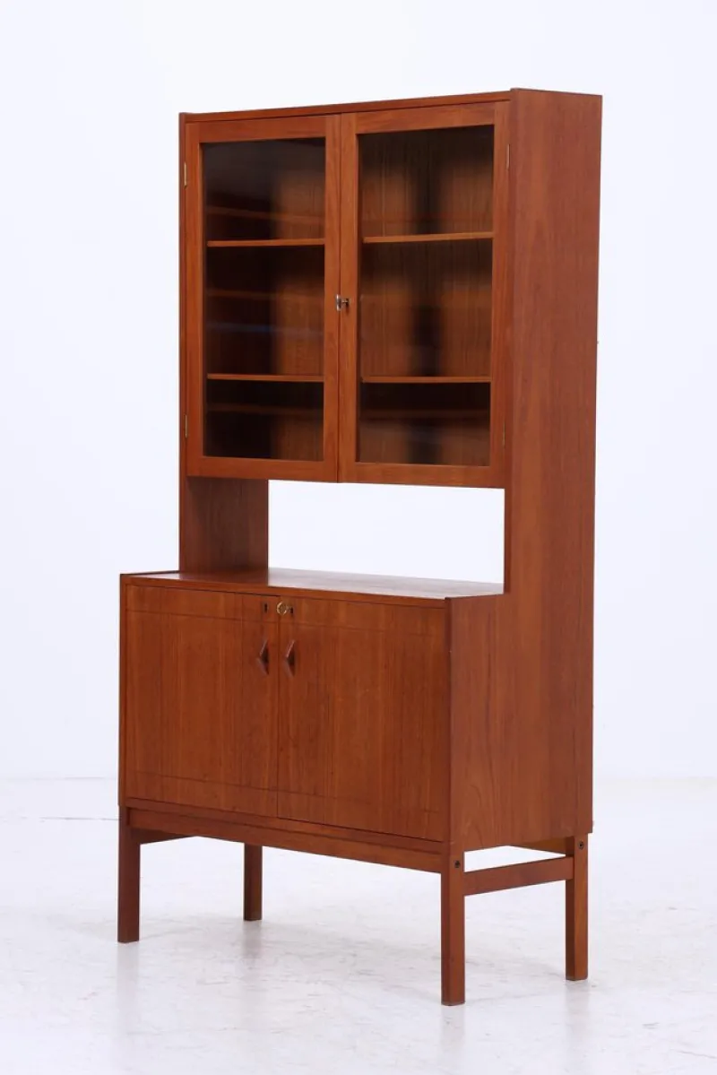 Discount Pamono Vintage Teak Display Cabinet, 1960s