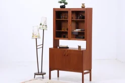 Clearance Pamono Vintage Teak Display Cabinet, 1960s