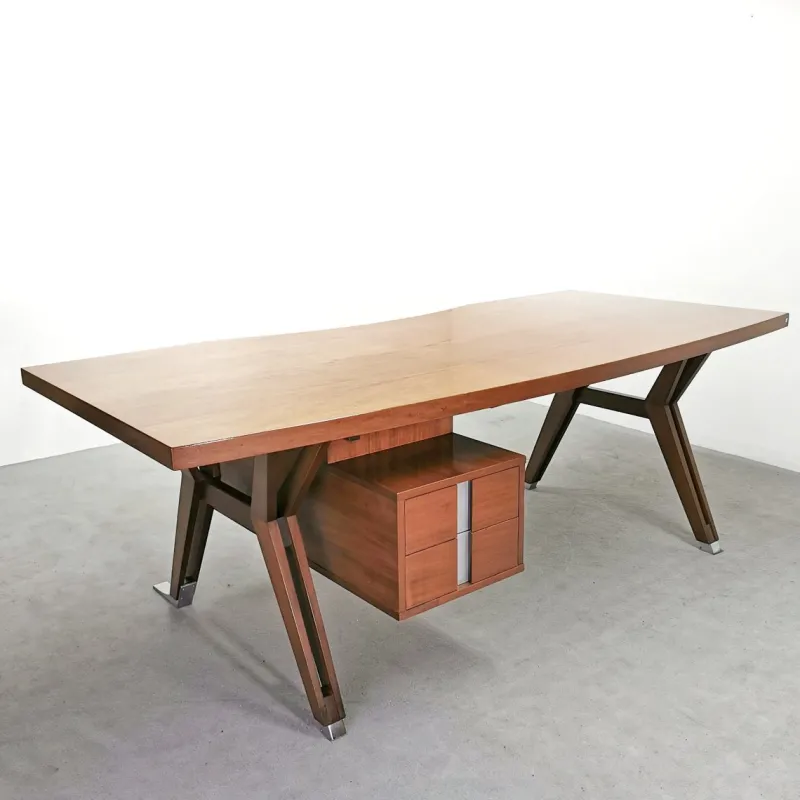 Pamono Vintage Teak Executive Desk from Mim Roma, 1960s> Desks