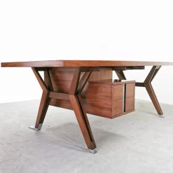 Pamono Vintage Teak Executive Desk from Mim Roma, 1960s> Desks