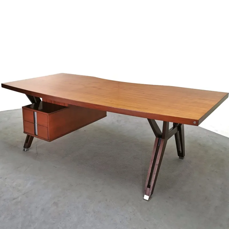 Pamono Vintage Teak Executive Desk from Mim Roma, 1960s> Desks