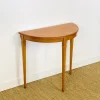 Discount Pamono Vintage Teak Half-Moon Console Table by Legate Furniture, 1970s