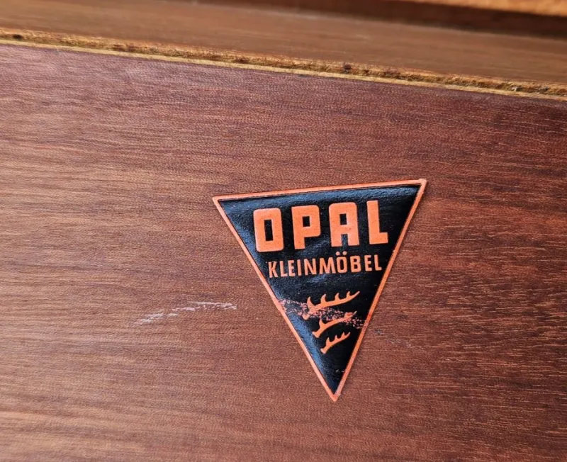 Pamono Vintage Teak Rolling Trolley from Opal Kleinmobel, 1960> Serving Bar Carts & Trolleys