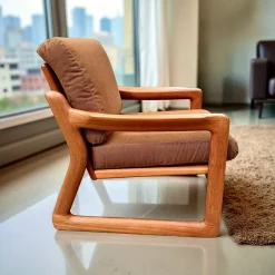Pamono Vintage Teak Seating Group from Komfort Denmark, 1960s, Set of 3><noscript><img width=
