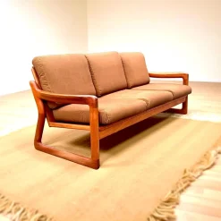 Pamono Vintage Teak Seating Group from Komfort Denmark, 1960s, Set of 3><noscript><img width=
