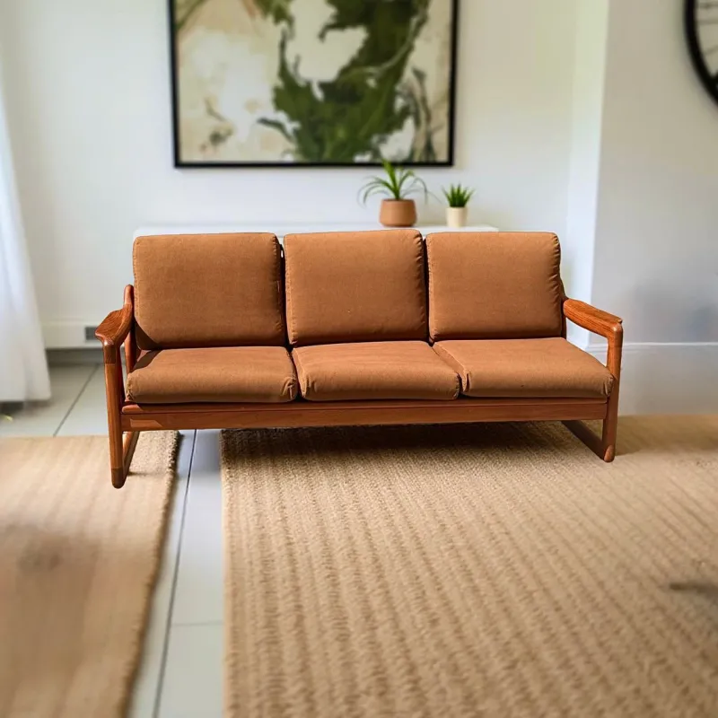 Pamono Vintage Teak Seating Group from Komfort Denmark, 1960s, Set of 3> Living Room Sets
