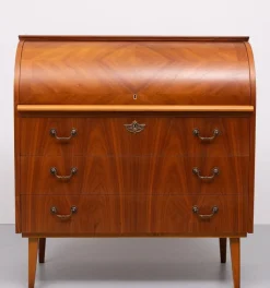 Pamono Vintage Teak Secretary by Egon Ostergaard, Sweden, 1960s> Secretaires