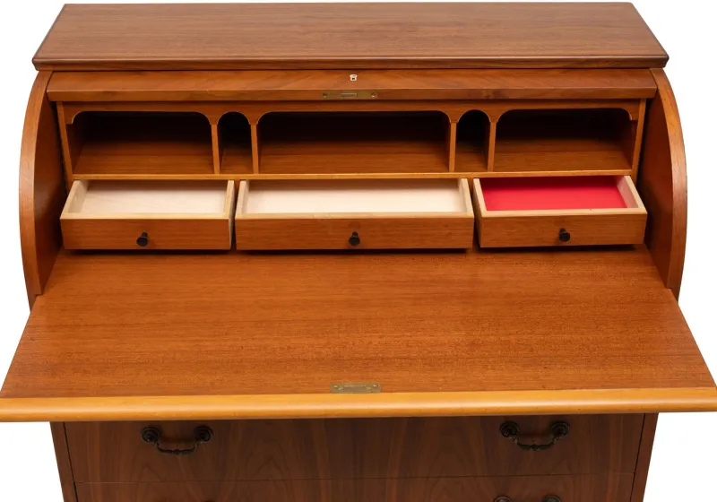 Pamono Vintage Teak Secretary by Egon Ostergaard, Sweden, 1960s> Secretaires