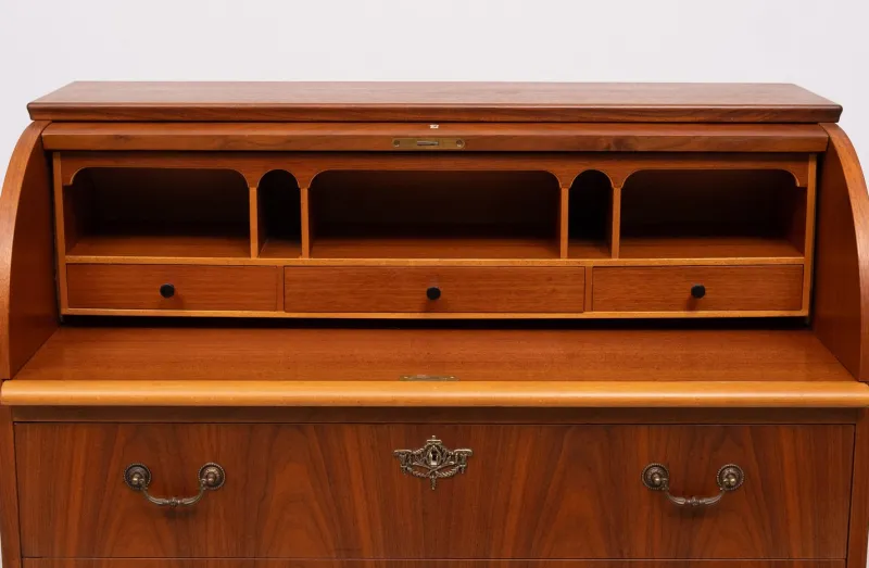 Pamono Vintage Teak Secretary by Egon Ostergaard, Sweden, 1960s> Secretaires
