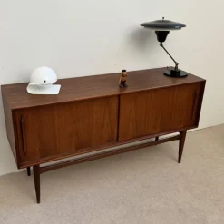 Pamono Vintage Teak Sideboard by Heinrich Riestenpatt, 1960><noscript><img width=