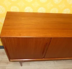 Pamono Vintage Teak Sideboard by Heinrich Riestenpatt for RT Möbel, 1960s><noscript><img width=