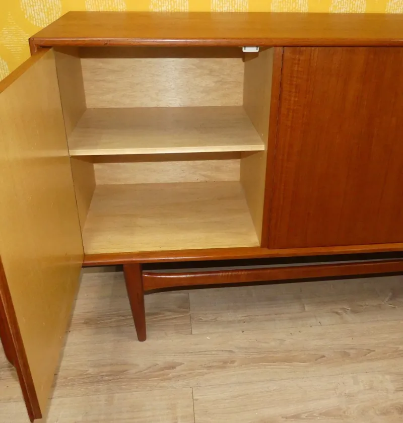 Pamono Vintage Teak Sideboard by Heinrich Riestenpatt for RT Möbel, 1960s> Sideboards & Buffets