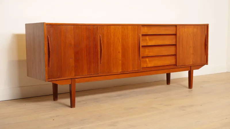 Pamono Vintage Teak Sideboard, 1960s> Sideboards & Buffets