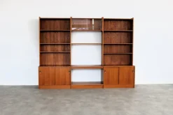 Pamono Vintage Teak Wall Unit, 1960s> Shelves & Wall Units