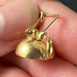 Pamono Vintage Teapot 18k Yellow Gold Charm Pendant, 1960s><noscript><img width=