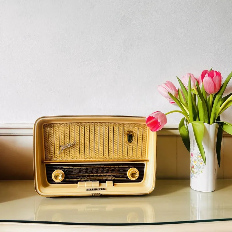 New Pamono Vintage Telefunken Jubilate 8 Radio with Bluetooth