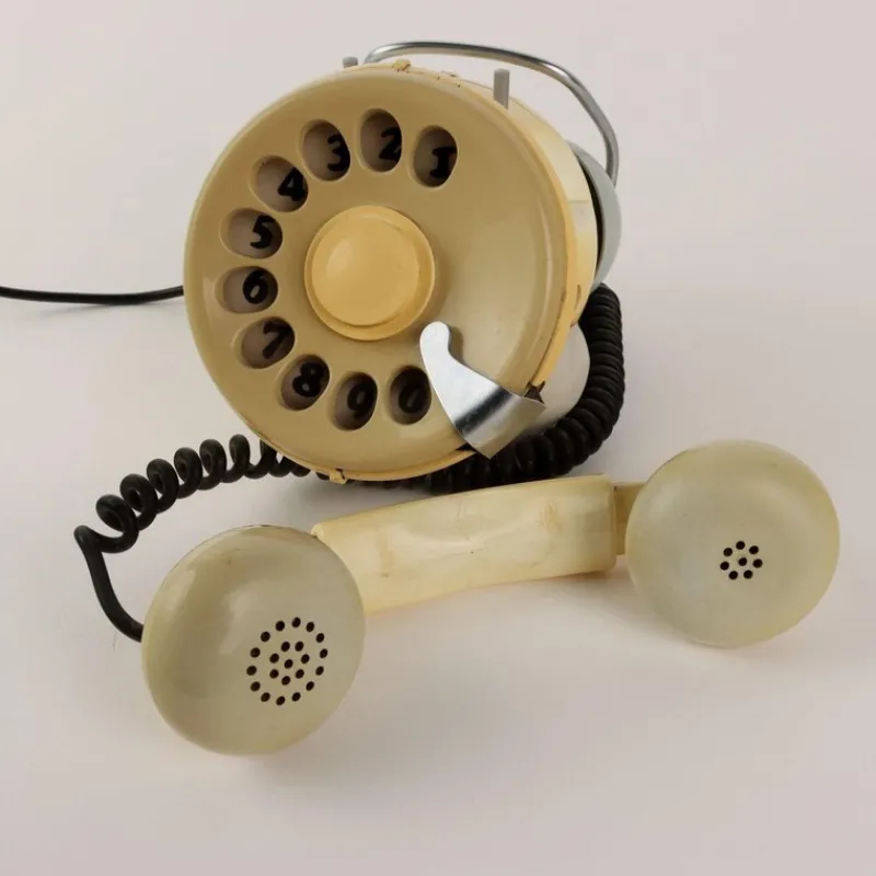 Pamono Vintage Telephone in Plastic from Bobo Telcer, 1971> Electronics