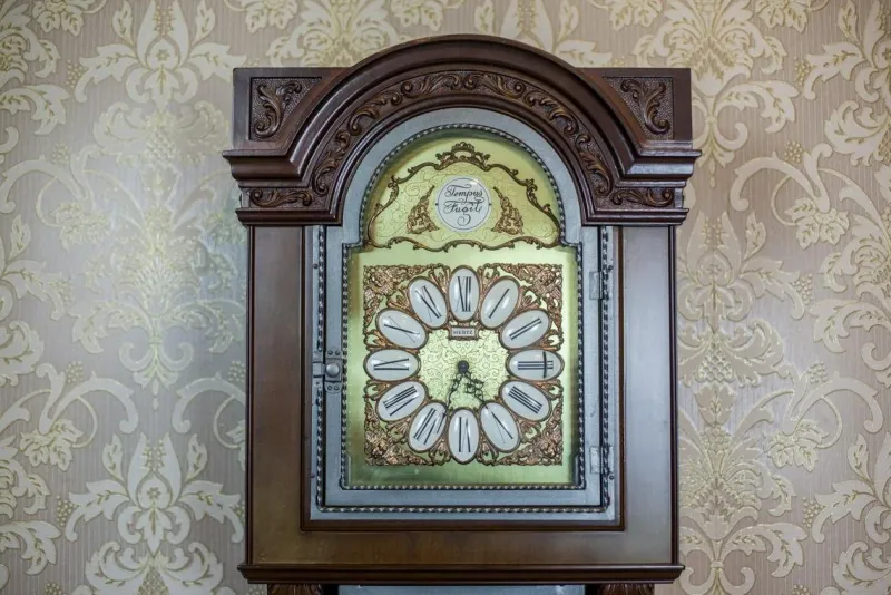 Pamono Vintage Tempus Fugit Grandfather Clock with Chime, 1985> Clocks