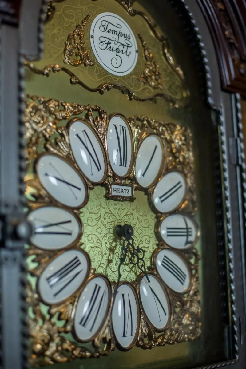 Pamono Vintage Tempus Fugit Grandfather Clock with Chime, 1985> Clocks