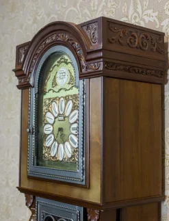 Pamono Vintage Tempus Fugit Grandfather Clock with Chime, 1985><noscript><img width=