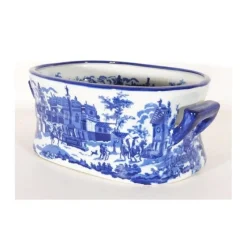 Pamono Vintage 20th Century Blue & White Porcelain Planter Jardiniere> Planters And Jardiniere