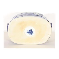 Pamono Vintage 20th Century Blue & White Porcelain Planter Jardiniere><noscript><img width=
