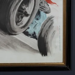 Hot Pamono Vintage 20th Century Framed 1948 Monaco Grand Prix Poster by Georges Hamel, 1985