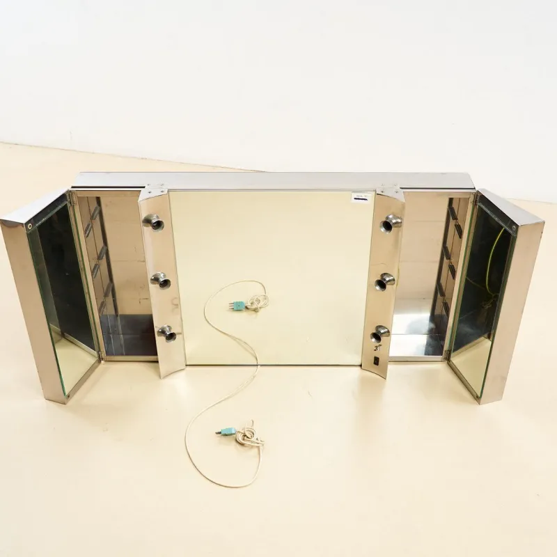 Pamono Vintage Theater Dressing Room Mirror with Lights> Mirrors