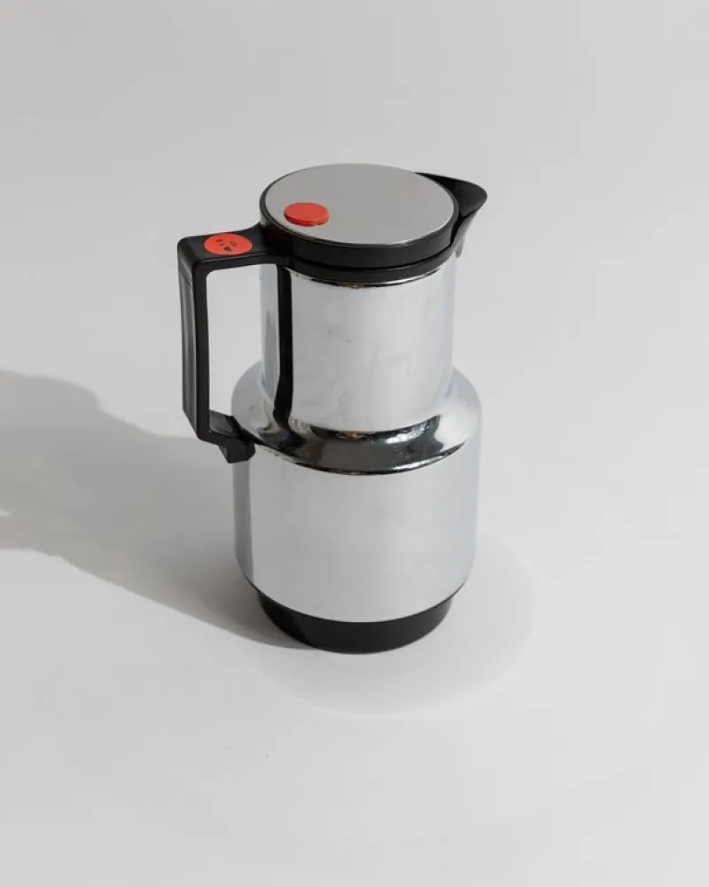 Pamono Vintage Thermos Flask in Chrome by Rido Busse for Dr. Zimmermann, 1970s