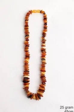 Pamono Vintage Three Amber Necklaces, 1960s, Set of 3><noscript><img width=