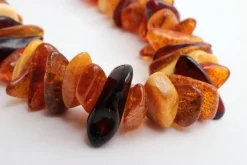 Pamono Vintage Three Amber Necklaces, 1960s, Set of 3><noscript><img width=