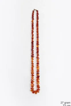 Pamono Vintage Three Amber Necklaces, 1960s, Set of 3><noscript><img width=