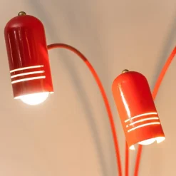 New Pamono Vintage Three-Light Floor Lamp, 1970s