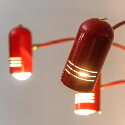 New Pamono Vintage Three-Light Floor Lamp, 1970s