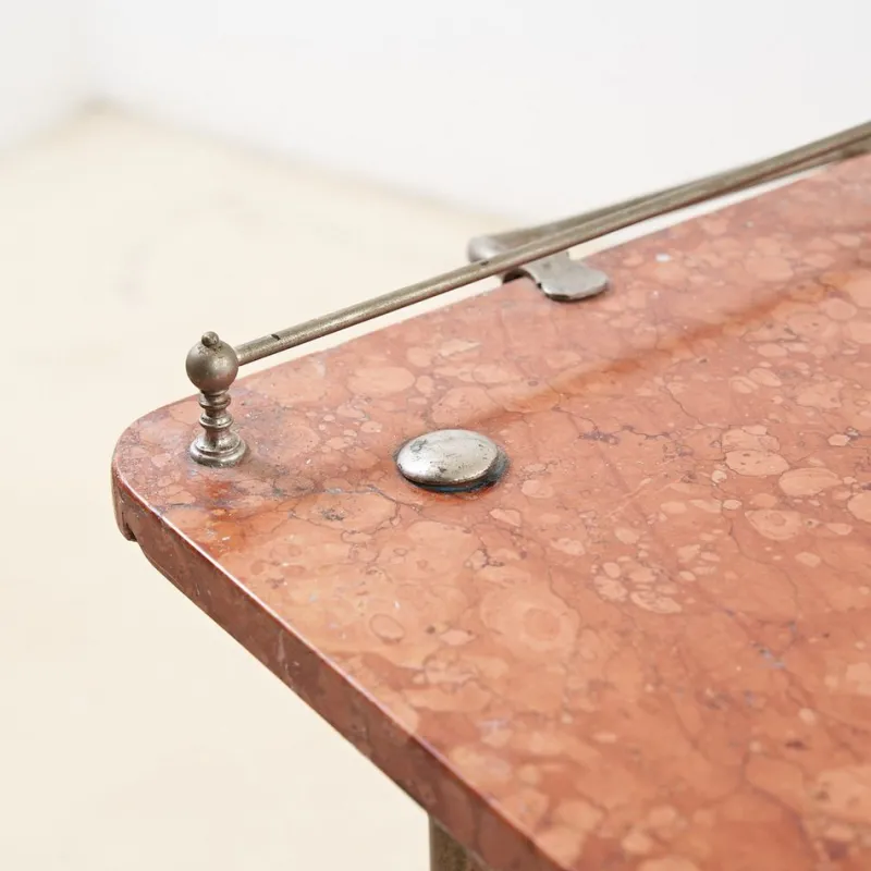 Pamono Vintage Toilet Table in Pink Marble, 1920s> Dressing Tables